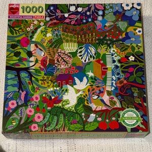 Bountiful Garden 1000 Piece Puzzle Eeboo Piece and Love NEW Sealed